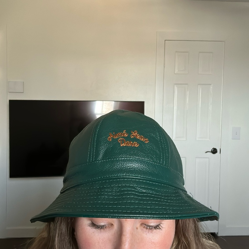 Aime Leon Dore leather bucket hat